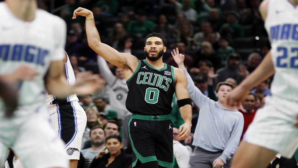 Celtics beat Magic 128 111 remain unbeaten at home